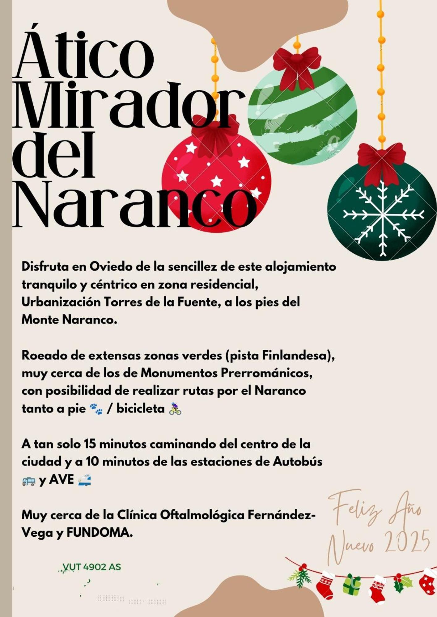 奥维耶多Atico Mirador Del Naranco, Parking Gratuito, Wifi, Zona Residencial公寓 外观 照片